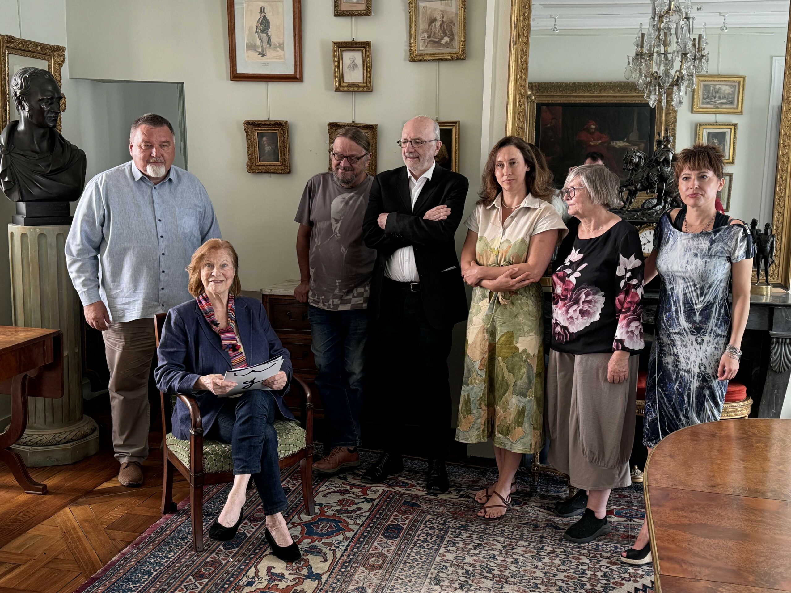 Rita Gombrowicz i kapituła Nagrody - foto R. Utkowski