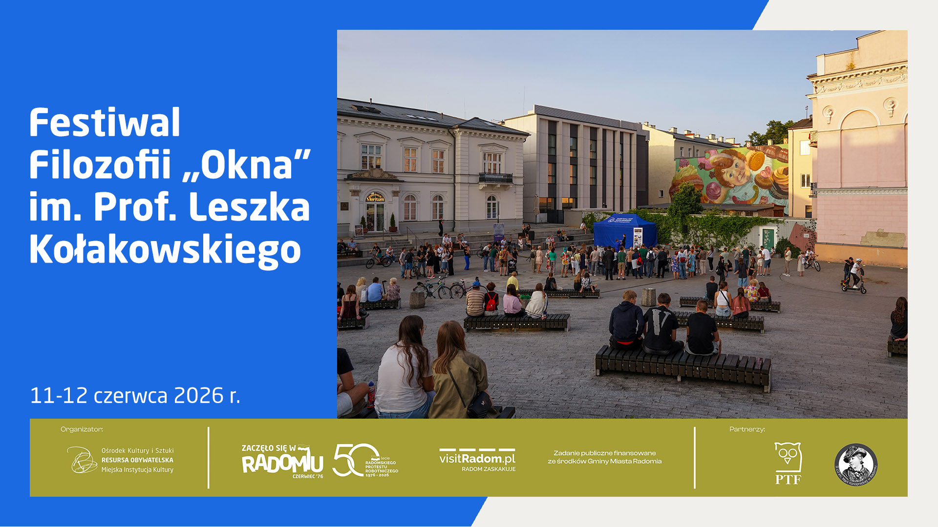 XVIII Radomski Festiwal Filozofii „Okna” im. Prof. Leszka Kołakowskiego